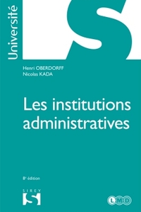 INSTITUTIONS ADMINISTRATIVES - 8E ED.