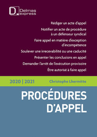 PROCEDURES D'APPEL 2020/2021