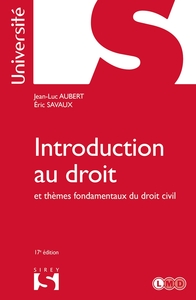 Introduction au droit et thèmes fondamentaux du droit civil - 17e ed.