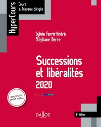 Successions et libéralités 2020 - 6e ed.