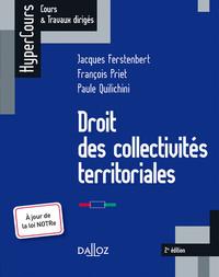 DROIT DES COLLECTIVITES TERRITORIALES. 2E ED.