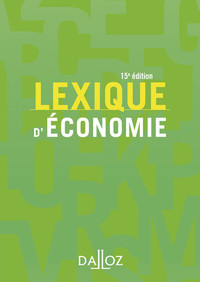 Lexique d'économie 15ed