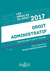 Annales Droit administratif 2017