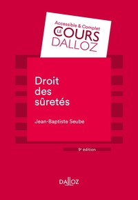 Droit des sûretés - 9e ed.