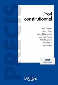 DROIT CONSTITUTIONNEL 2019 - EDITION 2019