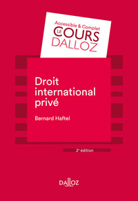 Droit international privé. 2e éd.