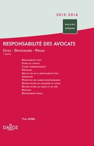 Responsabilité des avocats - 3e ed.