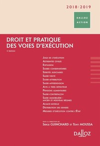 DROIT ET PRATIQUE DES VOIES D'EXECUTION 2018/2019