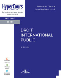 Droit international public. 12e éd.