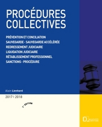 Procédures collectives 2016/2017. Prévention et conciliation . Sauvegarde . Sauvegarde financière