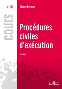 PROCEDURES CIVILES D'EXECUTION - 9E ED.