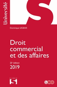 DROIT COMMERCIAL ET DES AFFAIRES - 25E ED.