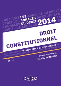 Annales Droit constitutionnel 2014