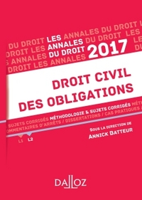 Annales Droit civil des obligations 2017