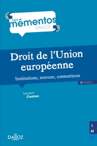 Droit de l'Union européenne - 5e ed.