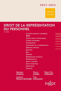 Droit de la représentation du personnel 2023/2024 2ed