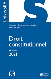 Droit constitutionnel 2021 - 39e ed.