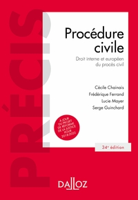 Procédure civile - 34e ed.