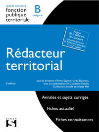 Rédacteur territorial. Catégorie B. 5e éd.