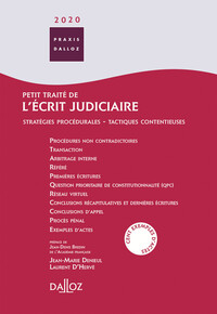 Petit traité de l'écrit judiciaire 2025/2026. 17e éd.