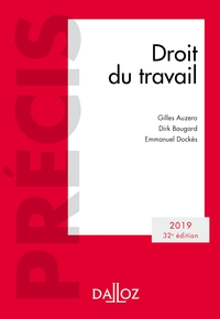 DROIT DU TRAVAIL 2019 - 32E ED. - EDITION 2019