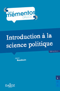 INTRODUCTION A LA SCIENCE POLITIQUE 11ED