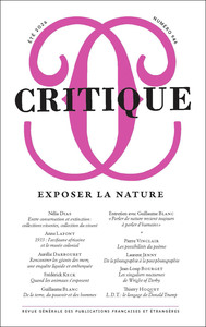 CRITIQUE 946 EXPOSER LA NATURE