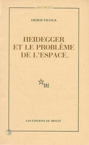 Heidegger et le problème de l'espace