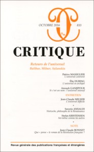 Critique 833