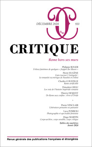 CRITIQUE 931 ROME HORS SES MURS - VOL931