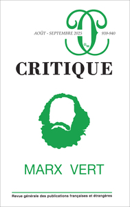 Critique 939-940 Marx vert