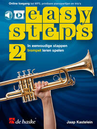 EASY STEPS 2 TROMPET - IN EENVOUDIGE STAPPEN TROMPET LEREN SPELEN - RECUEIL + AUDIO ONINE