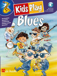 JEAN CASTELAIN : KIDS PLAY BLUES - SAXOPHONE ALTO - RECUEIL + ONLINE AUDIO.