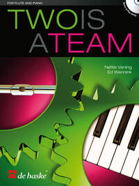 TWO IS A TEAM FLUTE TRAVERSIERE +CD