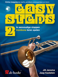 EASY STEPS 2 TROMBONE - IN EENVOUDIGE STAPPEN TROMBONE LEREN SPELEN - RECUEIL + AUDIO ONLINE