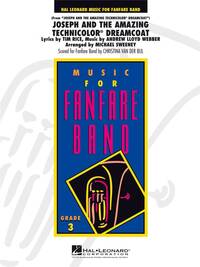 JOSEPH AND THE AMAZING TECHNICOLOR DREAMCOAT FANFARE -PARTITION+PARTIES SEPAREES