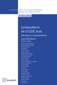 Jurisprudence de la CJUE 2016