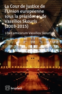 LA COUR DE JUSTICE DE L'UNION EUROPEENNE SOUS LA PRESIDENCE DE VASSILIOS SKOURIS