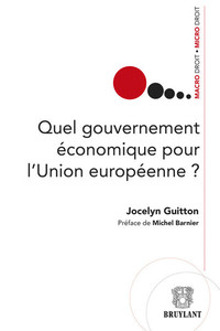 QUEL GOUVERNEMENT ECONOMIQUE POUR L'UNION EUROPEENNE?