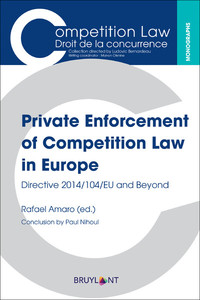 Private Enforcement of Competition Law in Europe