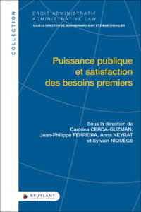 PUISSANCE PUBLIQUE ET SATISFACTION DES BESOINS PREMIERS