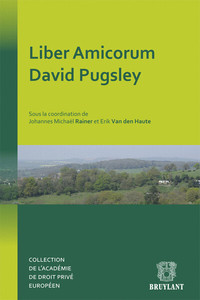 MELANGES EN L'HONNEUR DE DAVID PUGSLEY