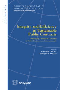 INTEGRITY AND EFFICIENCY IN SUSTAINABLE PUBLIC CONTRACTS