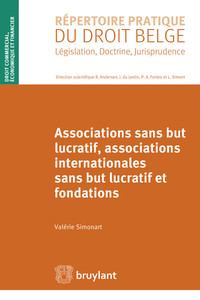 Associations sans but lucratif, associations internationales sans but lucratif et fondations