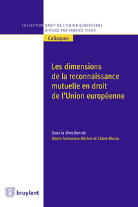 LES DIMENSIONS DE LA RECONNAISSANCE MUTUELLE EN DROIT DE L'UNION EUROPEENNE