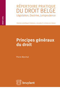 PRINCIPES GENERAUX DU DROIT BELGE. LEGISLATION, DOCTRINE, JURISPRUDENCE