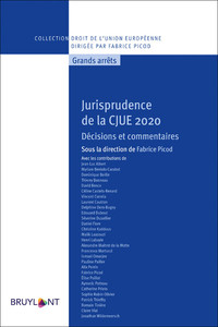 Jurisprudence de la CJUE 2020