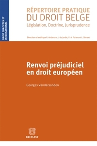 RENVOI PREJUDICIEL EN DROIT EUROPEEN