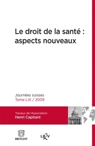 Droit de la santé : aspects nouveaux