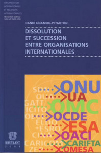 Dissolution et succession entre organisations internationales